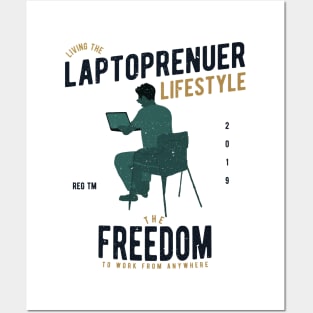 Laptoprenuer Posters and Art